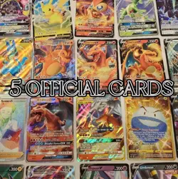 Pokemon Mystery Booster Pack - 5 Cards | 1 Ultra Rare GUARANTEED - Image 1