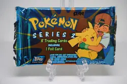 Pokemon Topps TV Animation Edition Series 2 Trading Cards Factory Sealed Pack - Image 1