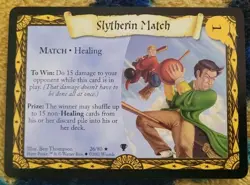 Harry Potter TCG Slytherin Match Rare Card #26/80 Quidditch Cup [M] - Image 1