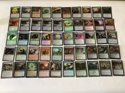 MTG Lot Of 150 Vintage Foil Magic Cards Early 2000’s Nice Mix All Foil! Lot 1 - Image 1