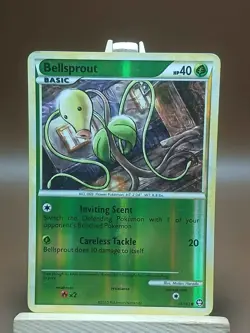 HP Bellsprout 57/102 Reverse Holo Common HS Triumphant Pokemon Card - Image 1