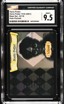 CGC 9.5 Harry Potter Holo Portrait 8/116 Mint Graded Card - Image 1