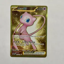 Mew ex - 205/165 Pokemon TCG Gold Hyper Rare Scarlet & Violet - 151 Pokemon Card - Image 1