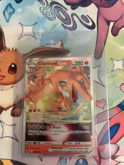 Pokemon TCG Charizard VSTAR Crown Zenith Holo Ultra Rare Card 019/159 - Image 1