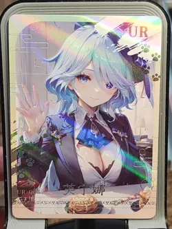 Furina Genshin Card Maiden Goddess Story Quiet Time UR-003 Anime Waifu UR - Image 1