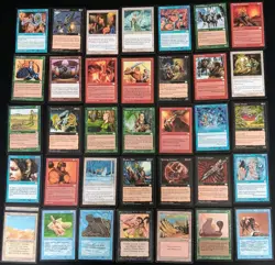 Magic The Gathering Collection VINTAGE MTG HUGE LOT Over 800 Cards 1993 - 1997 - Image 1