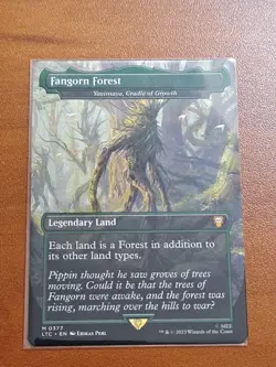 M:tG Lord of the Rings Fangorn Forest - Yavimaya, Cradle of Growth Nonfoil 0377 - Image 1