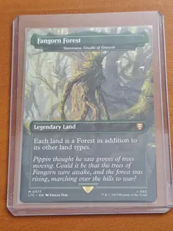 M:tG Lord of the Rings Fangorn Forest - Yavimaya, Cradle of Growth Nonfoil 0377 - Image 3