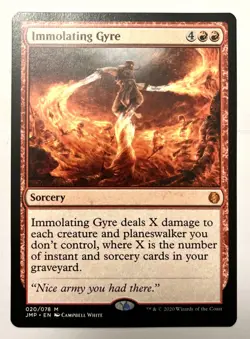 MTG -Immolating Gyre-#20-Jumpstart JMP-Regular- NM - Image 1