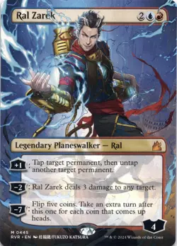 Ral Zarek (Anime Borderless) Ravnica Remastered - Magic MTG NM - Image 1