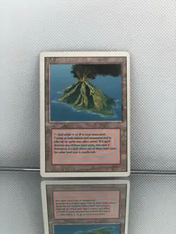 MTG Magic the Gathering Volcanic Island Dual Land Revised Edition 1994 - Image 1