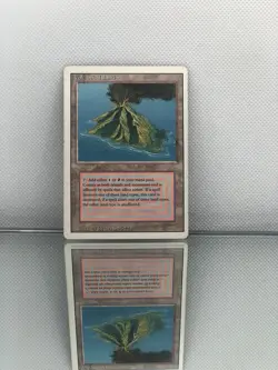 MTG Magic the Gathering Volcanic Island Dual Land Revised Edition 1994 - Image 3