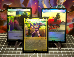 FOIL Soundwave Sonic Spy Laserbeak Ravage SET MTG Transformers LIGHT PLAYED - Image 1