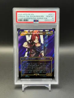 2025 MTG FINAL FANTASY #0211 G'RAHA TIA, SCION REBORN PSA 10 GEM - Image 1