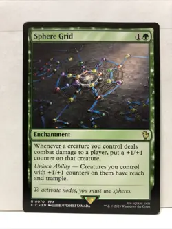 MTG Sphere Grid Magic: The Gathering Commander: Final Fantasy Rare #0070 - Image 1