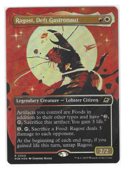 Ragost, Deft Gastronaut (Borderless) Edge of Eternities Foil MINT - Image 1