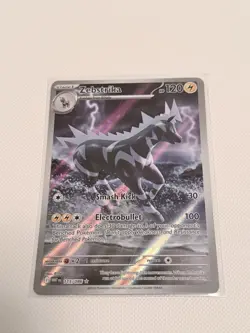 Pokemon TCG Zebstrika 115/086 S&V White Flare Illustration Rare English - Image 1