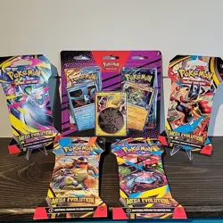 Pokemon TCG- Mega Evolution Sleeved Booster Art Set - 2 Pack Blister Team Rocket - Image 4