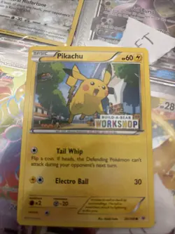 Pokemon TCG Pikachu Build-A-Bear Workshop Promo 20/108 Promo Promo - Image 1