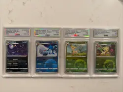 AGS 10 Chinese Pokemon Gem Pack Vol. 2 (Lot Of 4) Umbreon Glaceon Leafeon - Image 1