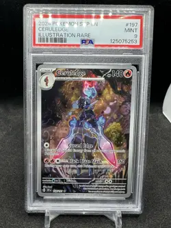 POKEMON TCG Surging Sparks Ceruledge Illustration Rare 197/191 PSA9 - Image 1