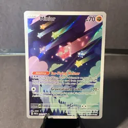 Pokemon TCG Minior 201/182 Paradox Rift Illustration Rare Holo - Image 1
