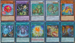 Yugioh Naturia Runick Deck - Tip Fountain Camellia Beast Barkion - Image 1