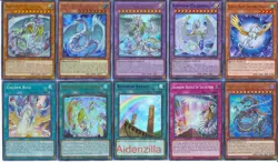 Yugioh Crystal Beast Deck - Ultimate Overdragon Rainbow Bridge Golden Rule Bond - Image 1