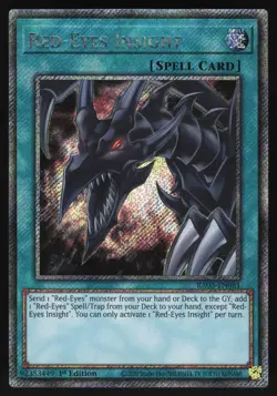 Red-Eyes Insight - RA03-EN061 - Platinum Secret Rare - Yugioh - Image 1