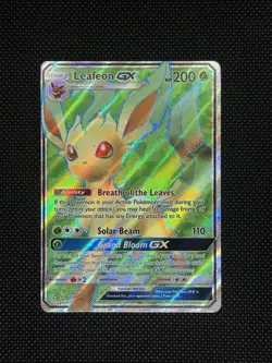 Leafeon GX 139/156 Ultra Rare Holo Foil Pokemon Card NM Ultra Prism - Image 1