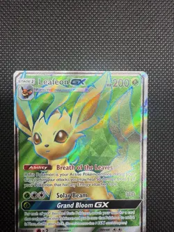 Leafeon GX 139/156 Ultra Rare Holo Foil Pokemon Card NM Ultra Prism - Image 2