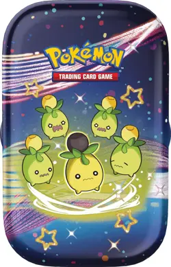 Pokemon TCG Paldean Fates EMPTY Mini Tin with Sticker and Art Card FAST SHIP - Image 4