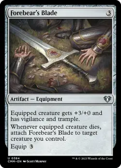 Forebear's Blade - Foil x1 Magic the Gathering 1x Commander Masters mtg card - Image 1