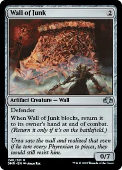 Wall of Junk - Foil x1 NM Magic the Gathering 1x Dominaria Remastered mtg card - Image 1