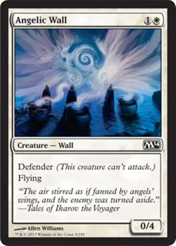 Angelic Wall x1 Magic the Gathering 1x Magic 2014 mtg card - Image 1
