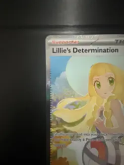 Lillie’s Determination 184/132 Secret Rare Pokemon Card Near Mint - Image 2