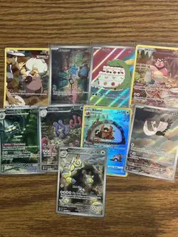 Lot Of 9 Pokemon TCG Illustration Rare Full Art Cards - Image 1