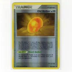 Pokemon TCG Old Amber 84/100 DPP Majestic Dawn Reverse Holo Card EN-LP 2008 - Image 1