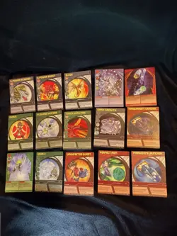 Bakugan Card Lot w/ 1 Battle Brawler +35 Cards in Box 15 Magnetic 2 holographic - Image 5