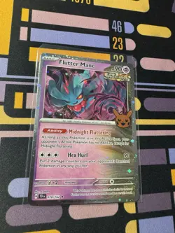 Flutter Mane (Cosmos Holo) 078/162 Trick or Trade 2024 Holo Pokemon Card - Image 1