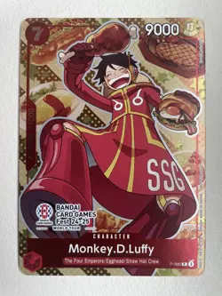 Monkey.D.Luffy P-080 Bandai Card Games Fest 24-25 Promo Near Mint NM - Image 1