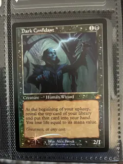 Dark Confidant - Foil Retro Frame Ravnica Remastered NM MTG - Image 1