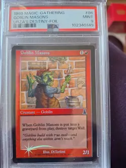 1999 Magic-Gathering Goblin Masons Urza's Destiny-Foil - Image 1