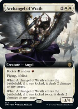 Archangel of Wrath - Extended Art x1 Magic the Gathering 1x Dominaria United mtg - Image 1