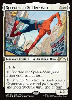 MTG spectacular spiderman spotlight series exclusive promo PRESALE - Image 1