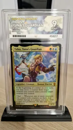 MTG ~ Tidus, Yuna's Guardian (Mythic Foil) 0005 ~ Final Fantasy ~ ACE MINT 9! - Image 1