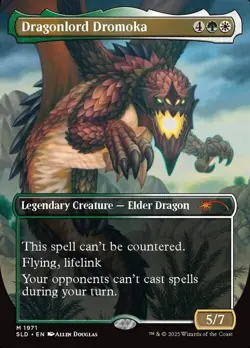 Magic The Gathering MTG DRAGONLORD DROMOKA Secret Lair NM - Image 1