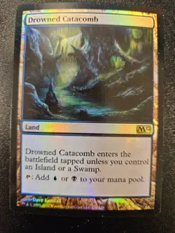 Drowned Catacomb Foil MP Core Set 2012 M12 Magic the Gathering MTG - Image 1