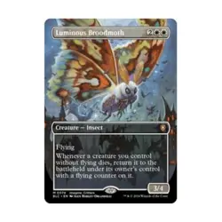 WOTC Commander: Bloomburrow Luminous Broodmoth (Borderless) (MR) NM - Image 1