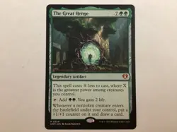 MTG Commander Masters THE GREAT HENGE NM (0158) Graded Power - Image 1